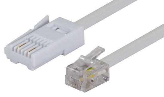 DYNAMIX 2m BT to RJ11 Cable (For Modem to Phone Line - Office Connect