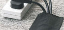DYNAMIX 1.5M Hook and Loop Carpet Cable Cover. 100mm - Office Connect