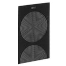 KEF Microfibre Grilles to fit KEF R2C. Colour - Black - Office Connect