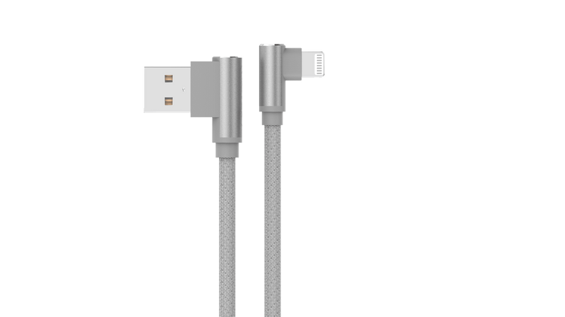 UNITEK 1m L-Shaped USB to Lightning Connector Cable. - Office Connect