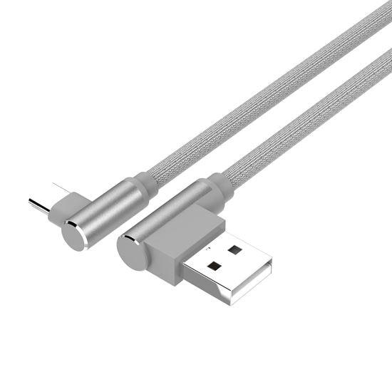 UNITEK 1m L-Shaped USB to Type-C Connector Cable. - Office Connect
