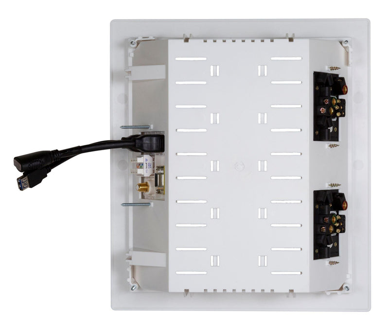 DYNAMIX Recessed Entertainment Box Delivering AV, Data & Power In Wall ...
