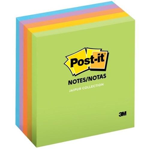 Post-it Notes 654-5UC Jaipur Collection 76x76mm 100 sheet pads Pkt/5 - Office Connect