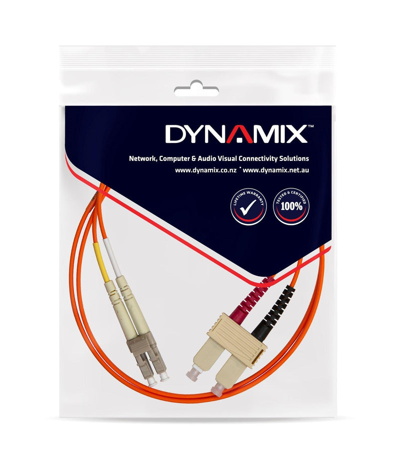 DYNAMIX 2M 62.5u LC/SC OM1 Fibre Lead (Duplex, Multimode) - Office Connect 2018