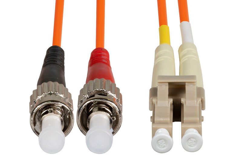 DYNAMIX 1M 62.5u LC/ST OM1 Fibre Lead (Duplex, Multimode) - Office Connect 2018