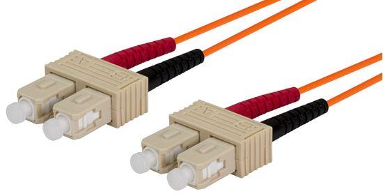 DYNAMIX 0.5M 62.5u SC/SC OM1 Fibre Lead (Duplex, Multimode) - Office Connect 2018