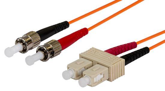 DYNAMIX 2M 62.5u SC/ST OM1 Fibre Lead (Duplex, Multimode) - Office Connect 2018