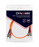 DYNAMIX 10M 62.5u ST/ST OM1 Fibre Lead (Duplex, Multimode) - Office Connect 2018