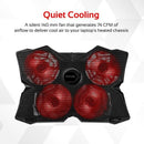 PROMATE Height Adjustable Ergonomic Gaming Laptop Cooling Pad With 5 - Office Connect