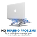 PROMATE Multi-Level Ergonomic Laptop Stand For Laptops Up To 17". - Office Connect