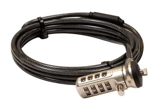 DYNAMIX 2m Locking Security Cable for use with Kensington - Office Connect