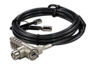 DYNAMIX 2m Locking Security Cable For Use With Kensington - Office Connect