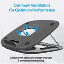PROMATE Ventilated Adjustable Laptop DeskStand Or Laptops Up To - Office Connect