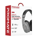 PROMATE 2-In-1 HD Bluetooth Headphones With 6W Speaker - Office Connect 2018