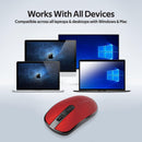 PROMATE Wireless Ergonomic Mouse. Includes Both USB-C & USB-A Nano - Office Connect