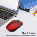 PROMATE Wireless Ergonomic Mouse. Includes Both USB-C & USB-A Nano - Office Connect