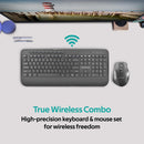 PROMATE Wireless Ergonomic Keyboard & Contoured Mouse. - Office Connect