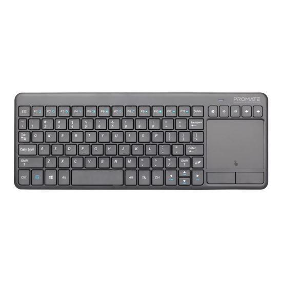 PROMATE Ultra-Slim Wireless Multimedia Keyboard With Integrated - Office Connect