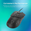 VERTUX Gaming High Tactile Quick Resonse Wired Ergonomic Mouse. - Office Connect