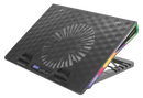 PROMATE Gaming Portable Height Adjustable RGB LED Cooling Pad - Office Connect