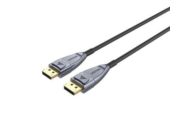 UNITEK 10M Ultrapro DisplayPort 1.4 Active Optical Cable. - Office Connect 2018