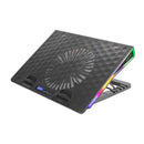 PROMATE Gaming Portable Height Adjustable RGB LED Cooling Pad - Office Connect