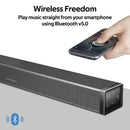 PROMATE Wireless 60W Bluetooth SoundBar. USB/AUX/Optical/HDMI - Office Connect 2018