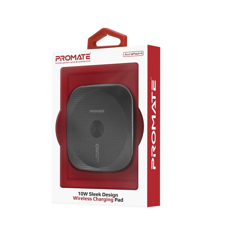 PROMATE Ultra-Fast 10W Wireless Slim Charging Pad With LED Light. - Office Connect 2018