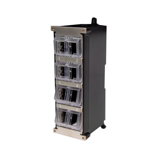 DYNAMIX 8-Port Unloaded Keystone DIN Rail-Mount Shielded Enclosure - Office Connect 2018
