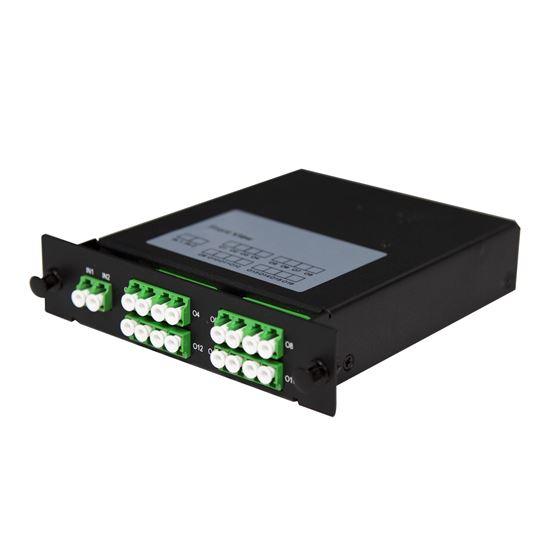 DYNAMIX PLC Fibre Optic 2:16 LC/APC Splitter Front Input Cassette - Office Connect 2018