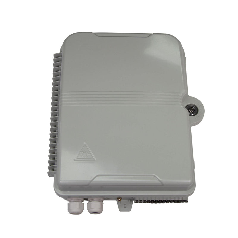 DYNAMIX Lockable Indoor/Outdoor Fibre Termination Box. 24x Position - Office Connect 2018