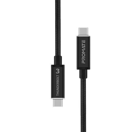 PROMATE 1m USB-C Thunderbolt 3 Cable. Up To100W Power Delivery. - Office Connect 2018