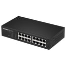 EDIMAX 16 Port 10/100/1000 Gigabit Rack-Mount Unmanaged Switch. - Office Connect 2018