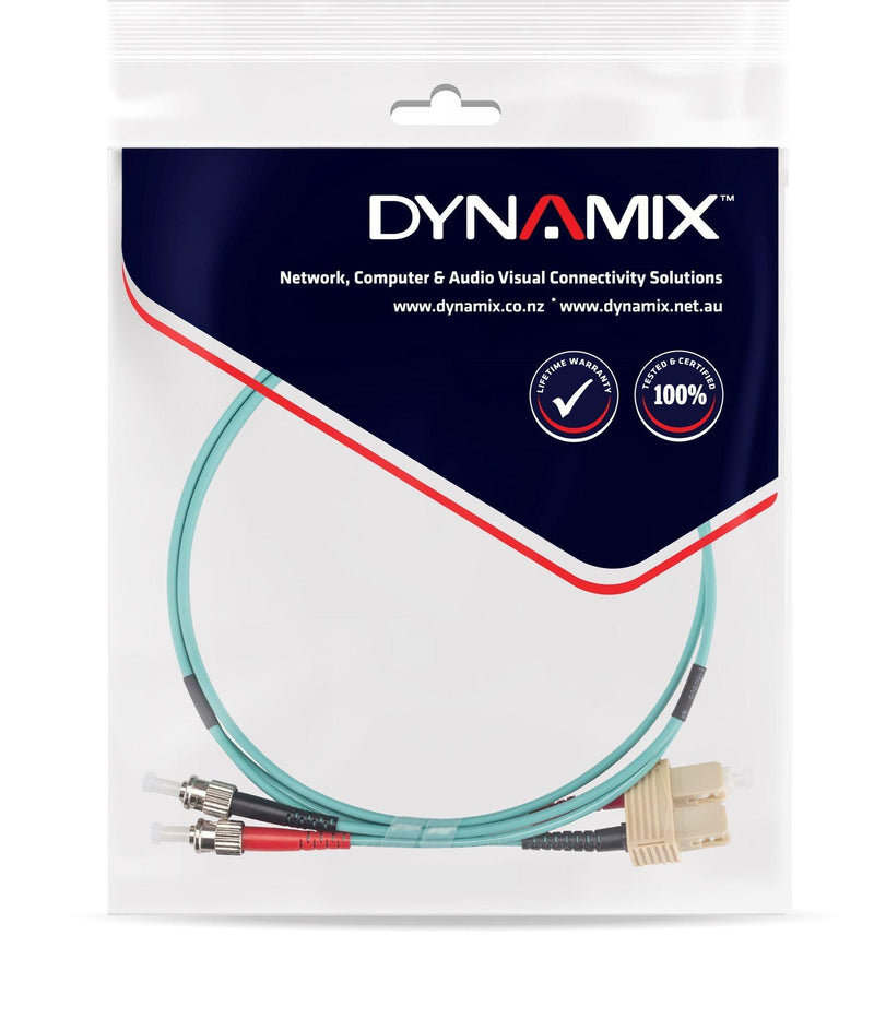 DYNAMIX 10M 50u SC/ST OM3 Fibre Lead (Duplex, Multimode) - Office Connect 2018