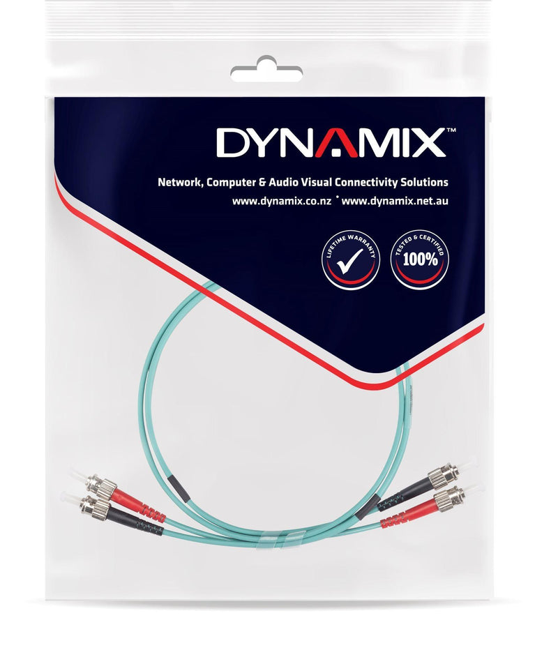 DYNAMIX 3M 50u ST/ST OM3 Fibre Lead (Duplex, Multimode) - Office Connect 2018