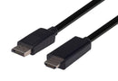 DYNAMIX 3m DisplayPort 1.2 Source To HDMI 2.0 Monitor Cable. - Office Connect 2018