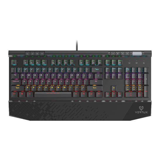 VERTUX Hyper Action Mechanical Gaming Keyboard With LED Backlight. - Office Connect