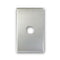 TRADESAVE Switch Cover Plate, 1 Gang, Silver Aluminium. - Office Connect 2018