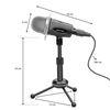 PROMATE Professional Desktop Condenser Microphone With Built-In - Office Connect