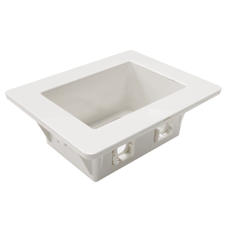 DYNAMIX Recessed Wall Box With 2x AMDEX Style Outlets And 1x GPO - Office Connect 2018