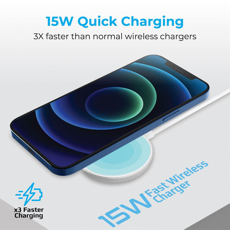 PROMATE 15W Quick Charging Magnetic Ultra-Slim Wirelss Charger With - Office Connect 2018