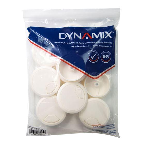 DYNAMIX 60mm Round Desk Grommet. Easily & Neatly Store Your Power, - Office Connect 2018