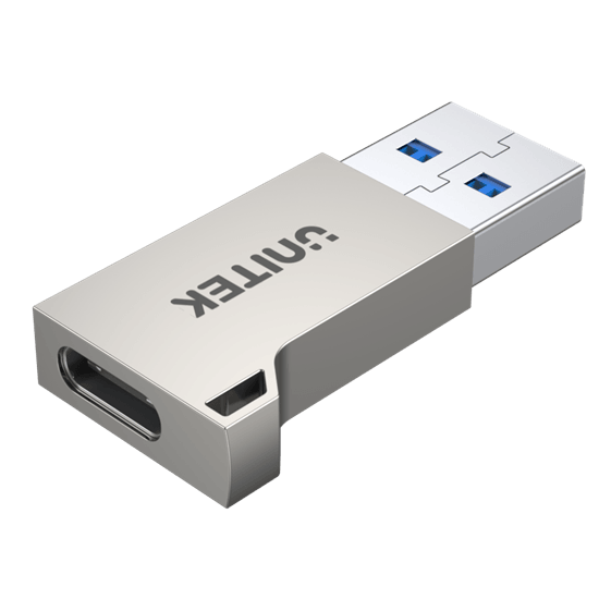 UNITEK USB3.0 Type-A Male To Type-C Female Ultra-Tiny Adaptor. Supports - Office Connect 2018