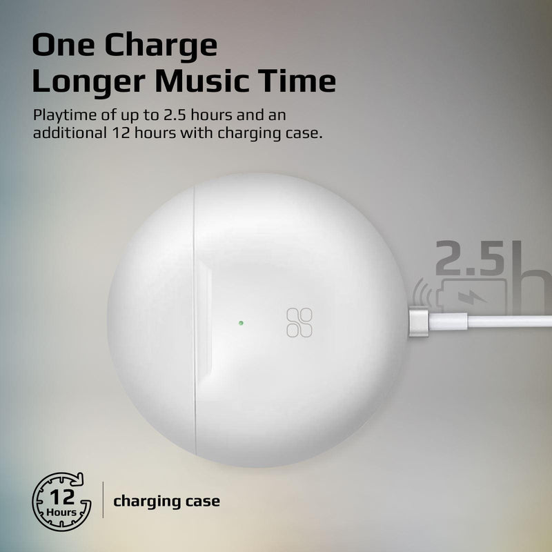 PROMATE In-Ear High Fidelity Earbuds With 250mAh Charging Case. - Office Connect 2018