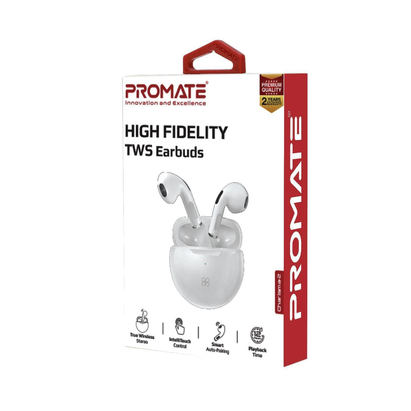 PROMATE In-Ear High Fidelity Earbuds With 250mAh Charging Case. - Office Connect 2018