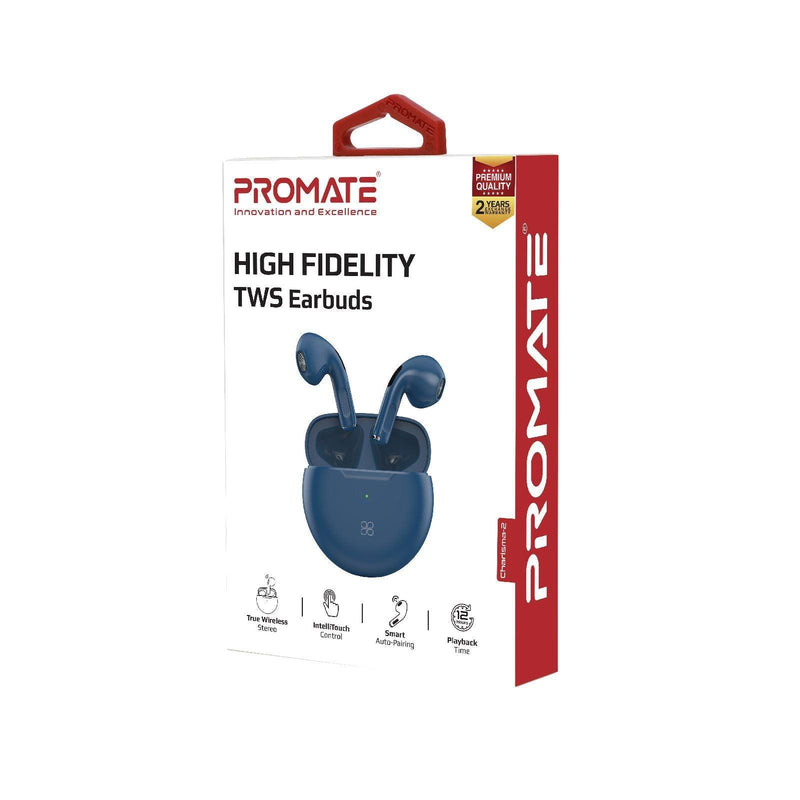 PROMATE In-Ear High Fidelity Earbuds With 250mAh Charging Case. - Office Connect 2018