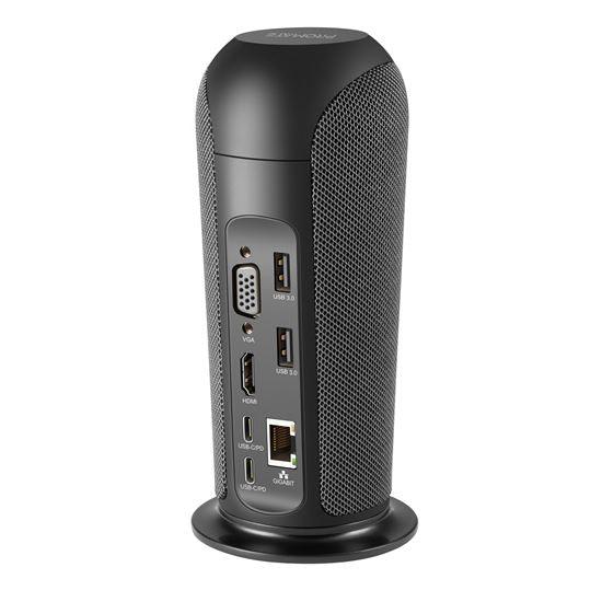 PROMATE 13-In-1 USB-C Multimedia Hub With 5W Speaker. Supports 4K - Office Connect 2018