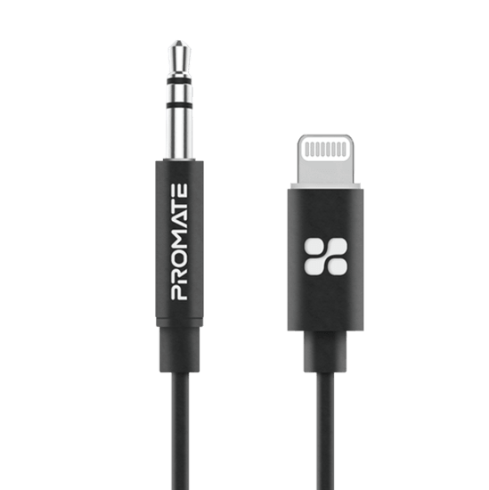 PROMATE 1m Apple MFi Certified Lightning To 3.5mm Stereo Audio - Office Connect 2018