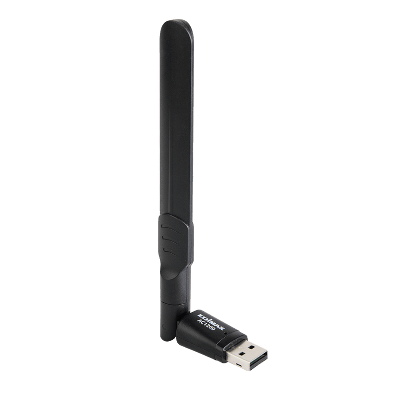 EDIMAX AC1200 Wireless Dual-Band USB-A Adapter. 802.11ac Standard, - Office Connect 2018