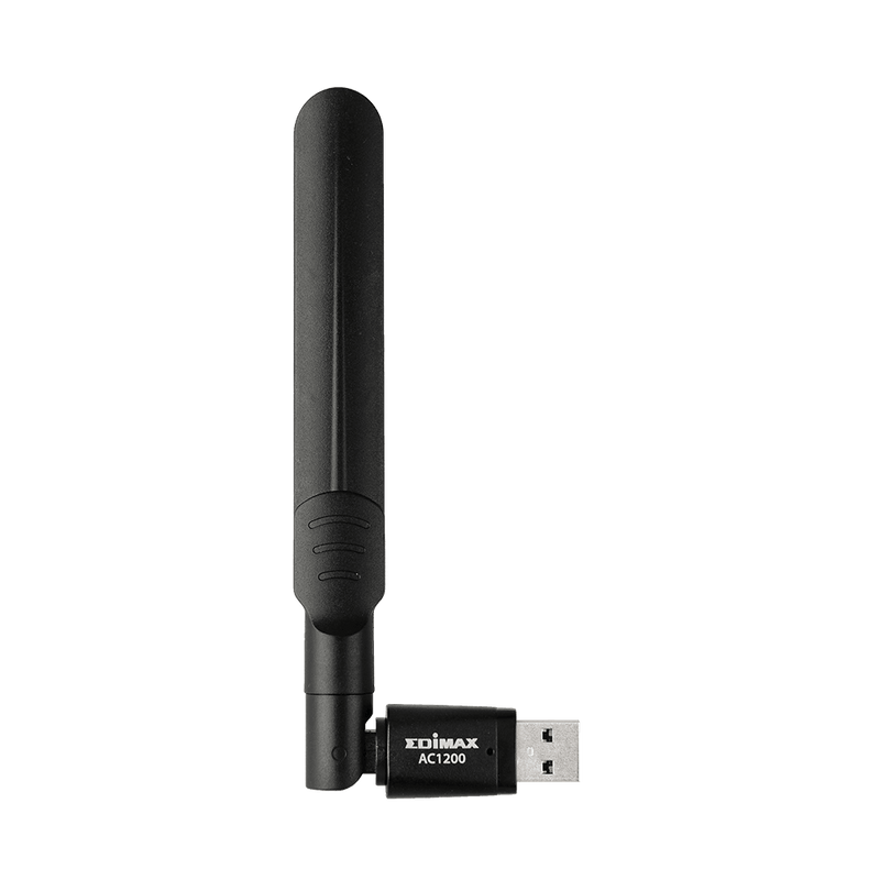 EDIMAX AC1200 Wireless Dual-Band USB-A Adapter. 802.11ac Standard, - Office Connect 2018